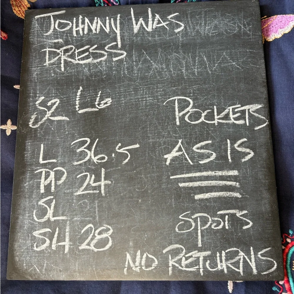 Johnny Was Flawed Dress Tunic Flaws - Picture 5 of 16